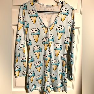 Ice cream cone onesie